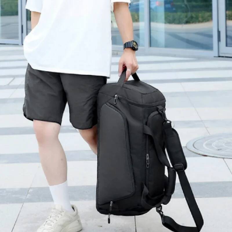 Large Capacity Gym Handbag Travel Bag Dry Wet Separation Pack Man Fiess Sports Shoulder Messenger Bags Shoes Storage Pocket high-quality