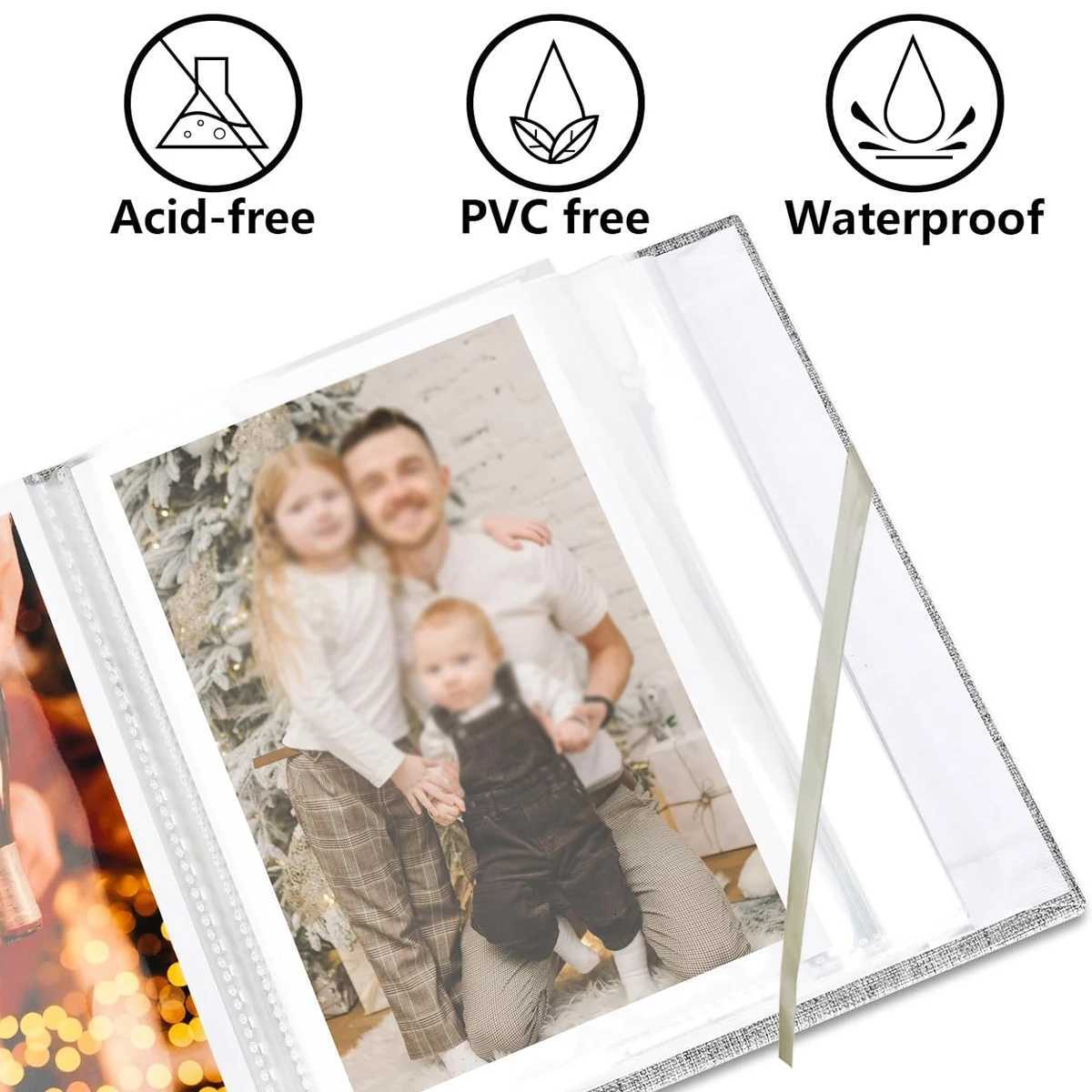 1pcs 4x6 Small Photo Album Capable of Holding 100 Photos Mini Baby Album Linen Cover Gift Wedding Family Album Z250729