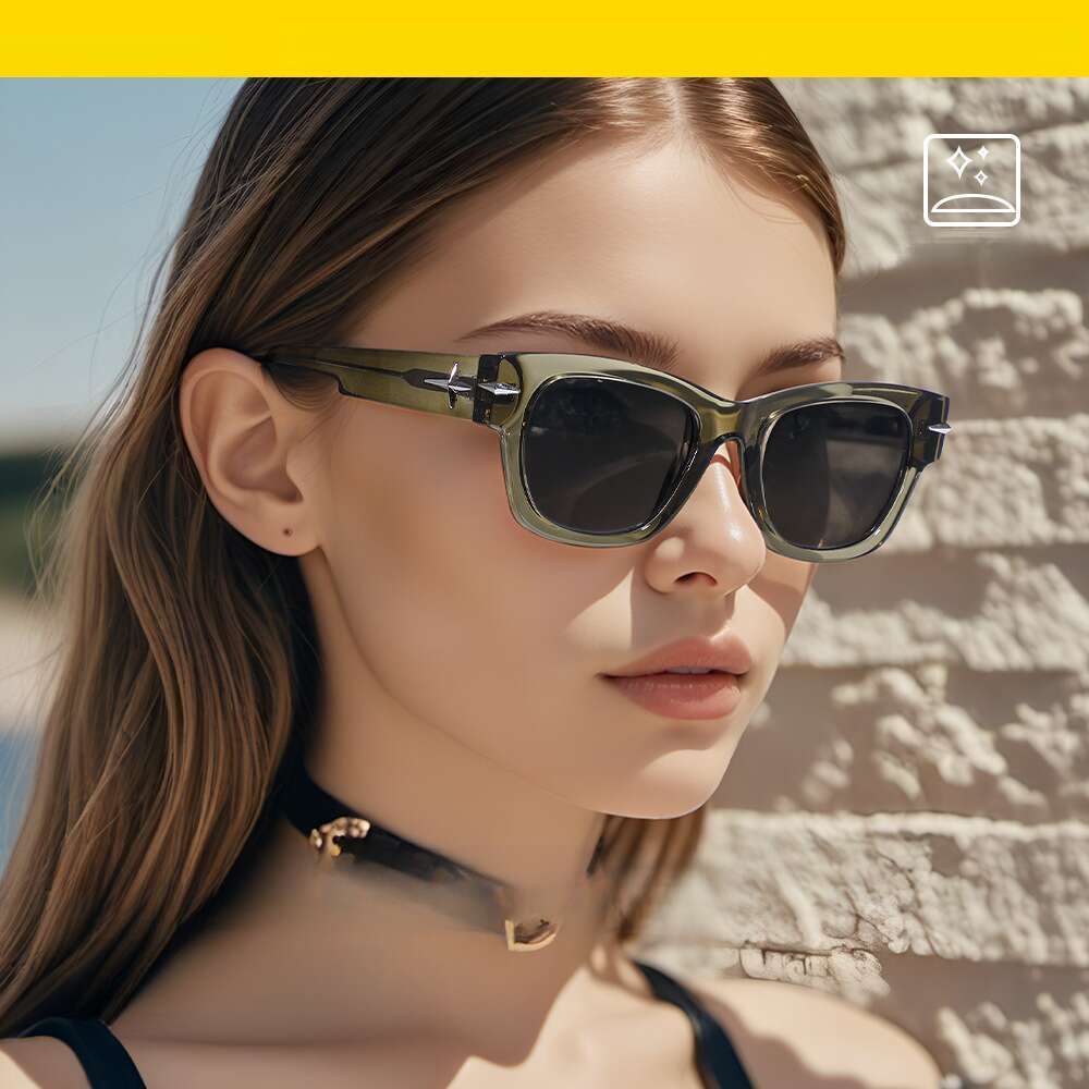 DHcollections Premium Polarized Sunglasses - UV400 Protection, TR+Metal Frame, Fashion Round Lens for Men/Women (6 Trendy Colors)