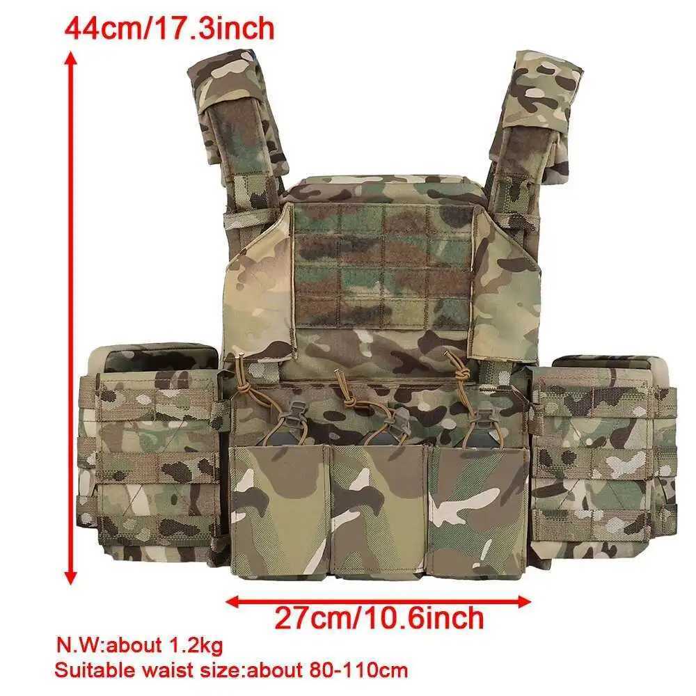THORAX Tactical Plate Carrier Vest Triple 5.56 7.62 Magazine Pouch Placard Panel Quick Release MOLLE Cummerbund Hunting Vest Z250728