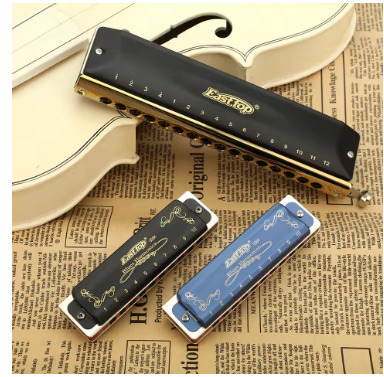 EASTTOP T008K Paddy 12 tones New harmonica brass reedplates phosphor bronze reeds diatonic blues harp good harmonica
