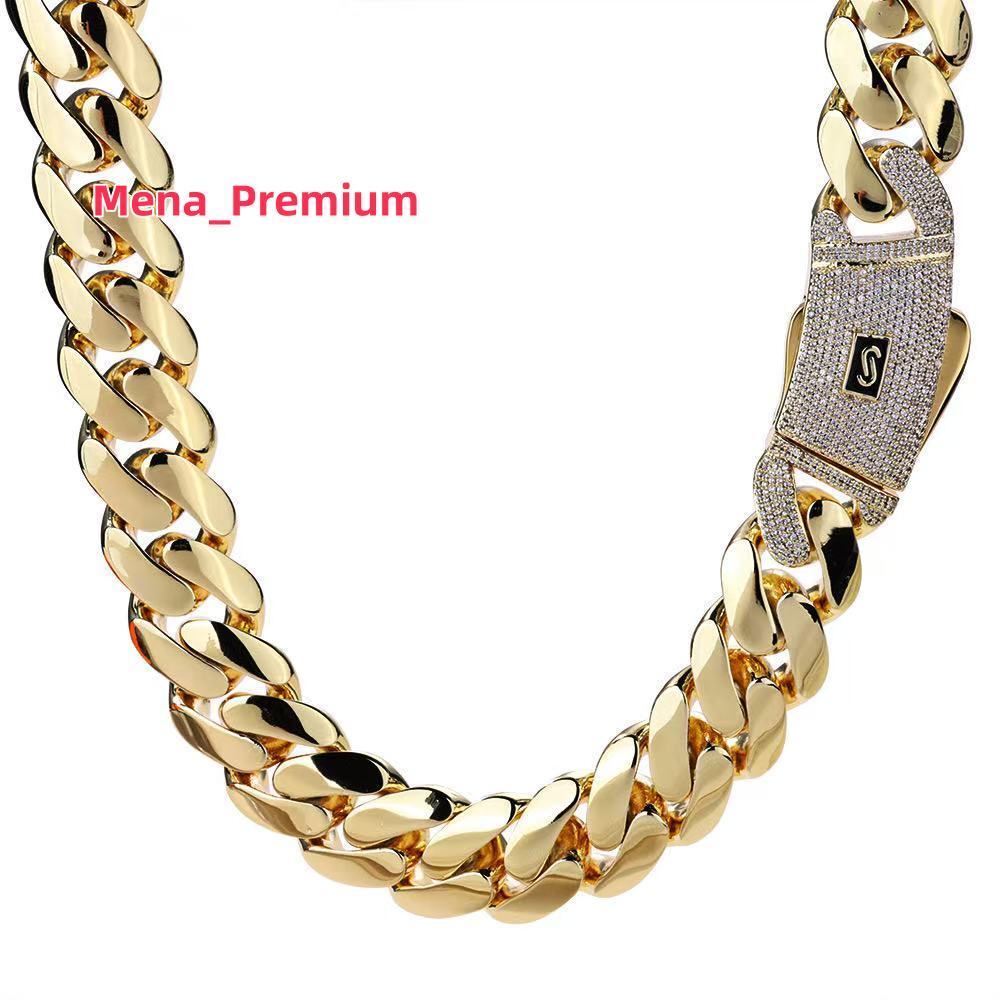 2025 Hip Hop Micro Inlaid Zircon Bracelet Cuban Necklace for Men
