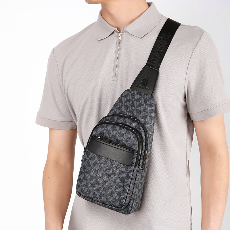 Designer Luxury Bag Bag 2025 New Chest Bag For Men, Stylish Small Crossbody Bag, Niche Multi-functional Men's Shoulder Bag, Small Backpack Free S