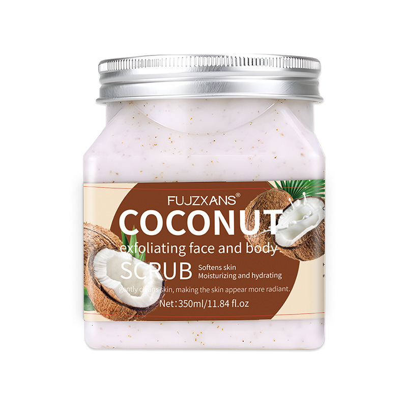 Full Body Scrub Exfoliating Chicken Skin Fruit Flavor Coconut Body Scrub Cleansing Scrub 240627