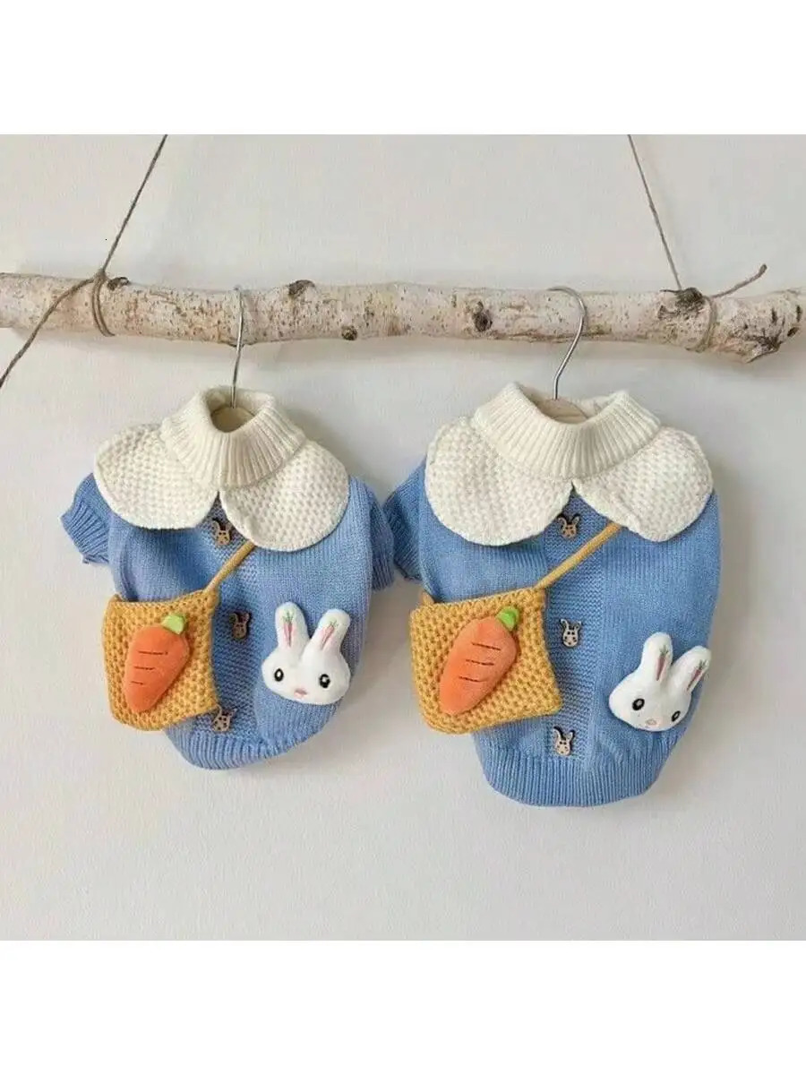 Knitted Sweater Teddy Autumn and Winter Clothes Bichon Frise VIP Pomeranian Kitten Cat Dog Not Included 250729