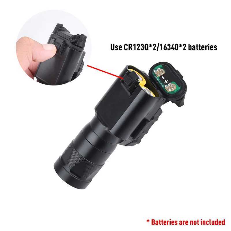 Tactical TR-7 A TR-7 TR1 X300 Ultra X300V X400 XH35 M600 M300 Hunting Flashlight LED Hand Gun Lamp Fit 20MM Rail PEQ R250728