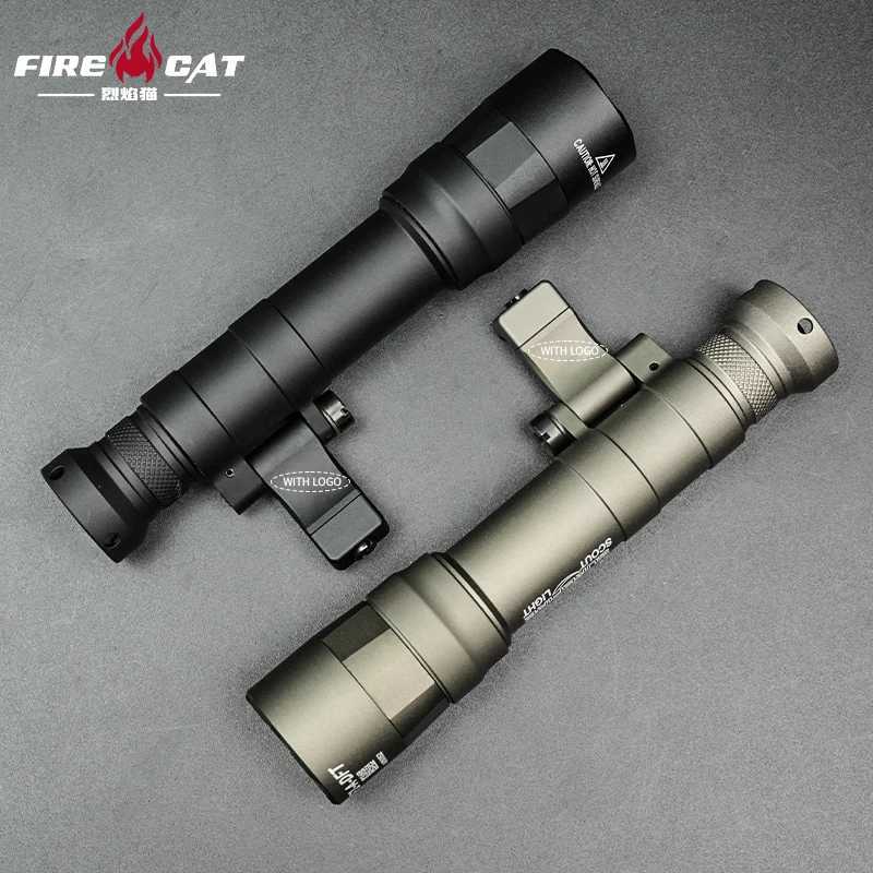 Tactical M640DFT M340DFT LED Flashlight 1000-1200 Lumens Airsoft Scout Light for 20MM Rail Outdoor Hunting Spotlight R250728