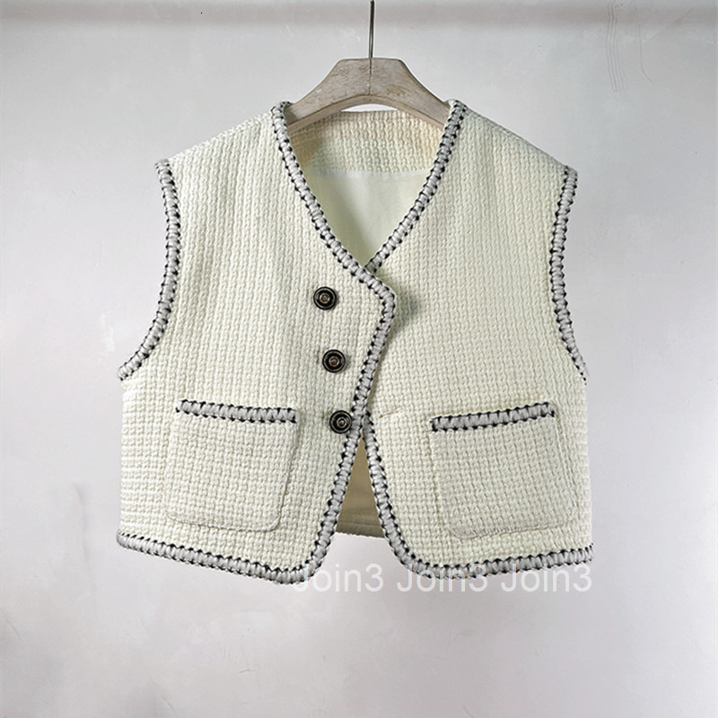 25 Summer New Fashionable Elegant Chic Small Fragrance Vest Jacket for Women French Tweed