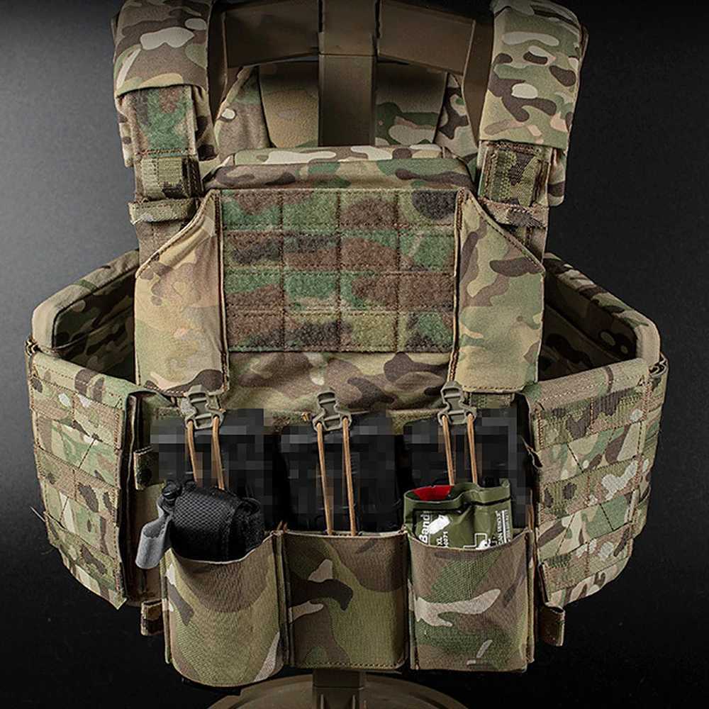 THORAX Tactical Plate Carrier Vest Triple 5.56 7.62 Magazine Pouch Placard Panel Quick Release MOLLE Cummerbund Hunting Vest Z250728