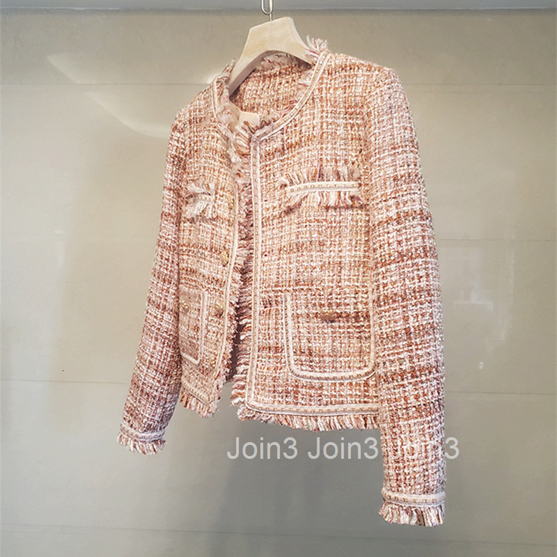 Elegant Coat for Petite Women Autumn Winter New Korean Chic Tassel Office Date