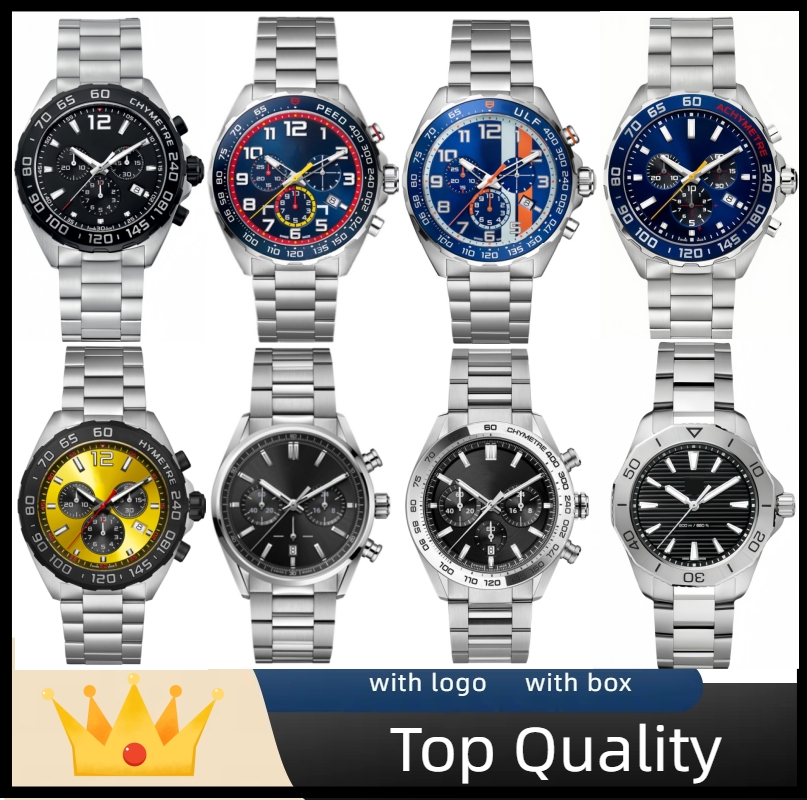 AAA Tagly Heuerers Watch F1 Top Quality Mens Luxury Designer Tagly Huer Watch Man Watch Woman Watch Chronograph Japan Quartz Mechanical Automatic Watch Box Gift 78a1