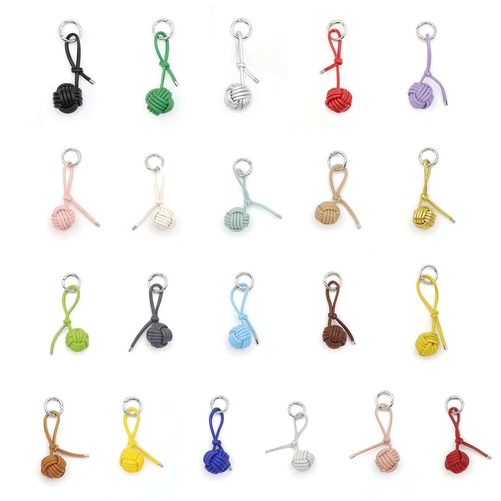 New Ins Style Creative Handmade Woven Ball Pendant Miumiu Imitation Sheepskin Ornament Unique Niche Keychain