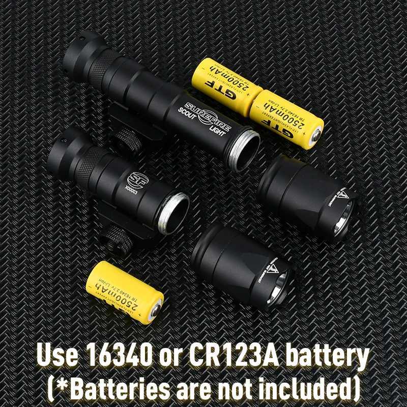 WADSN Airsoft SureFir M600C SF M600 M300B Tactical Scout Light AR15 Rifle Weapon Flashlight LED Hunting Gun Lamp Lantern PEQ XJ250728