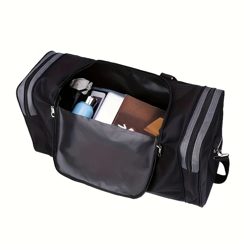 Large Capacity Multifunctional Nylon Luggage Bag Foldable Portable Travel Duffel for Men Business Trip Clothing Storage 250729