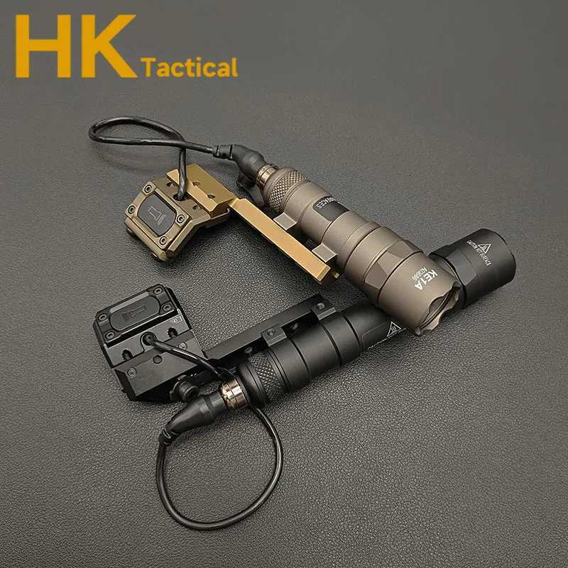 Airsoft M300B M600B Flashlight Tactical Rifle Hunting Gun Weapon Scout Light M600 Torch UNIT ModButton Pressure Switch R250728