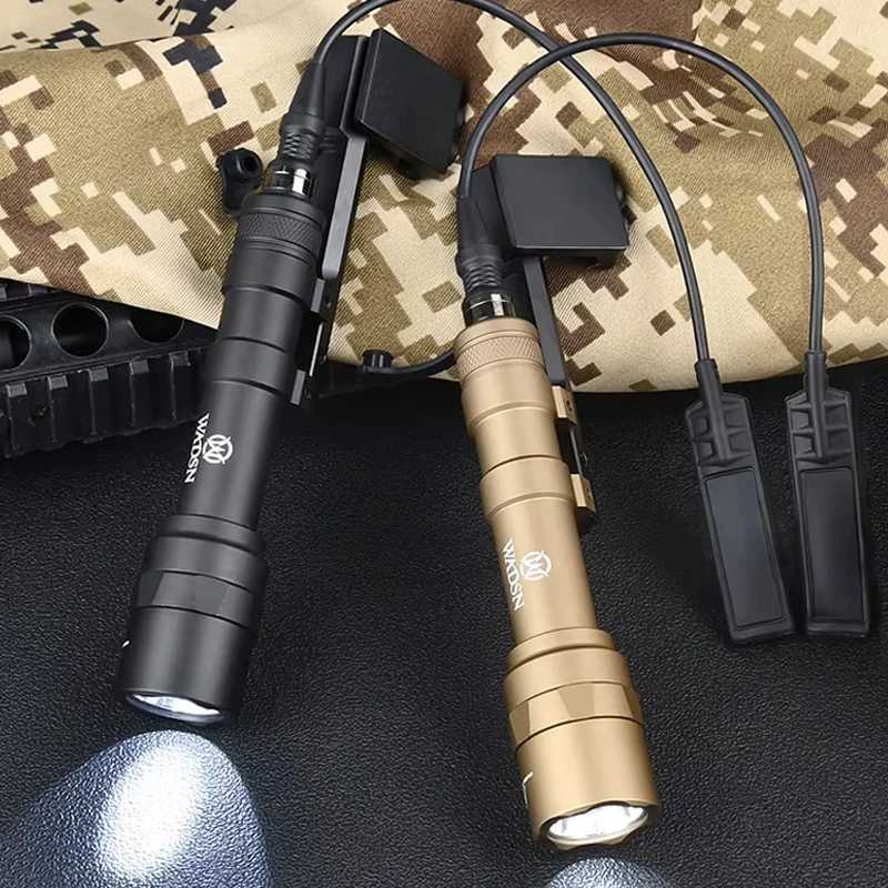 Tactical M600 Flashlight M600U LED Spotlight With 45 Offset Adaptive Light Mounting Metal Base For 20MM Picatinny Rail R250728