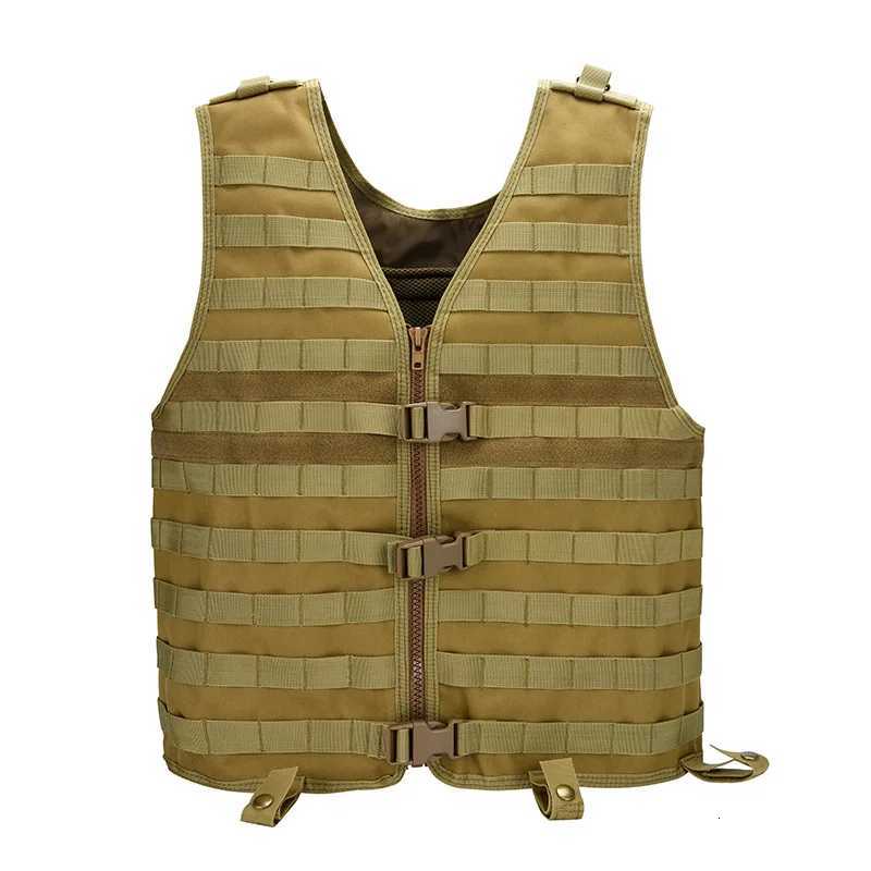 New Mens Molle Tactical Vest Hunting Gear Load Carrier Vest Sport Safety Vest Hunting Fishing with Hydration System Z250728