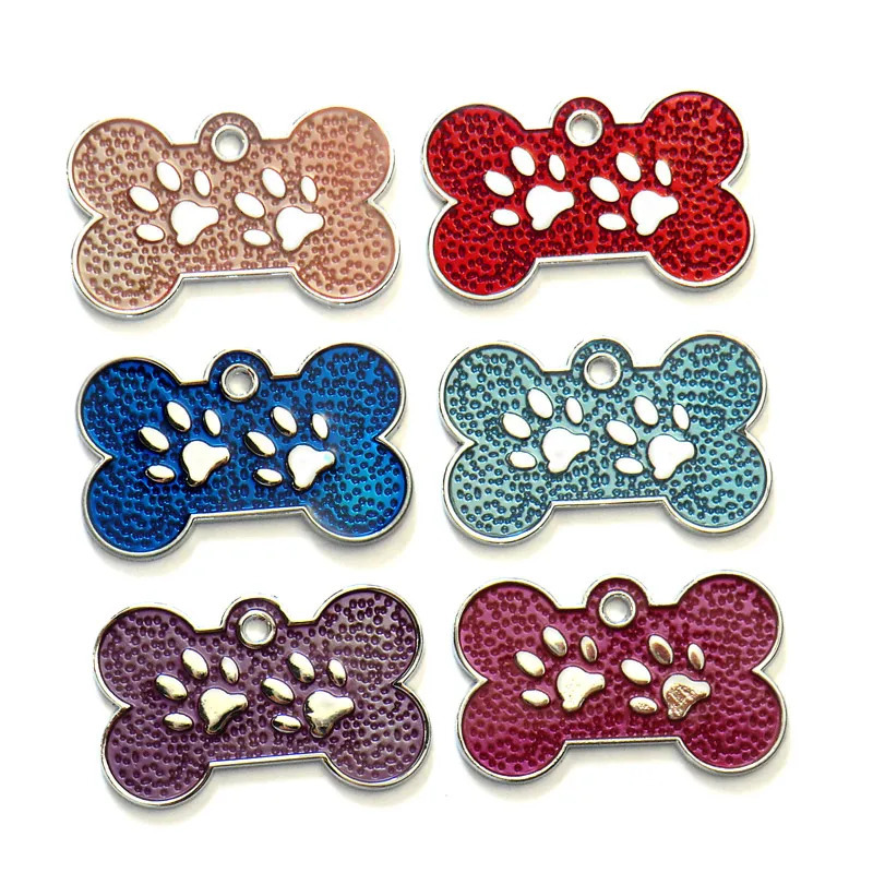 Bone Identity Card 20pcs Personalized Dog Plate Supplies Customized Laser Cat Puppy Name Phone Lable Dog Accessories 250729