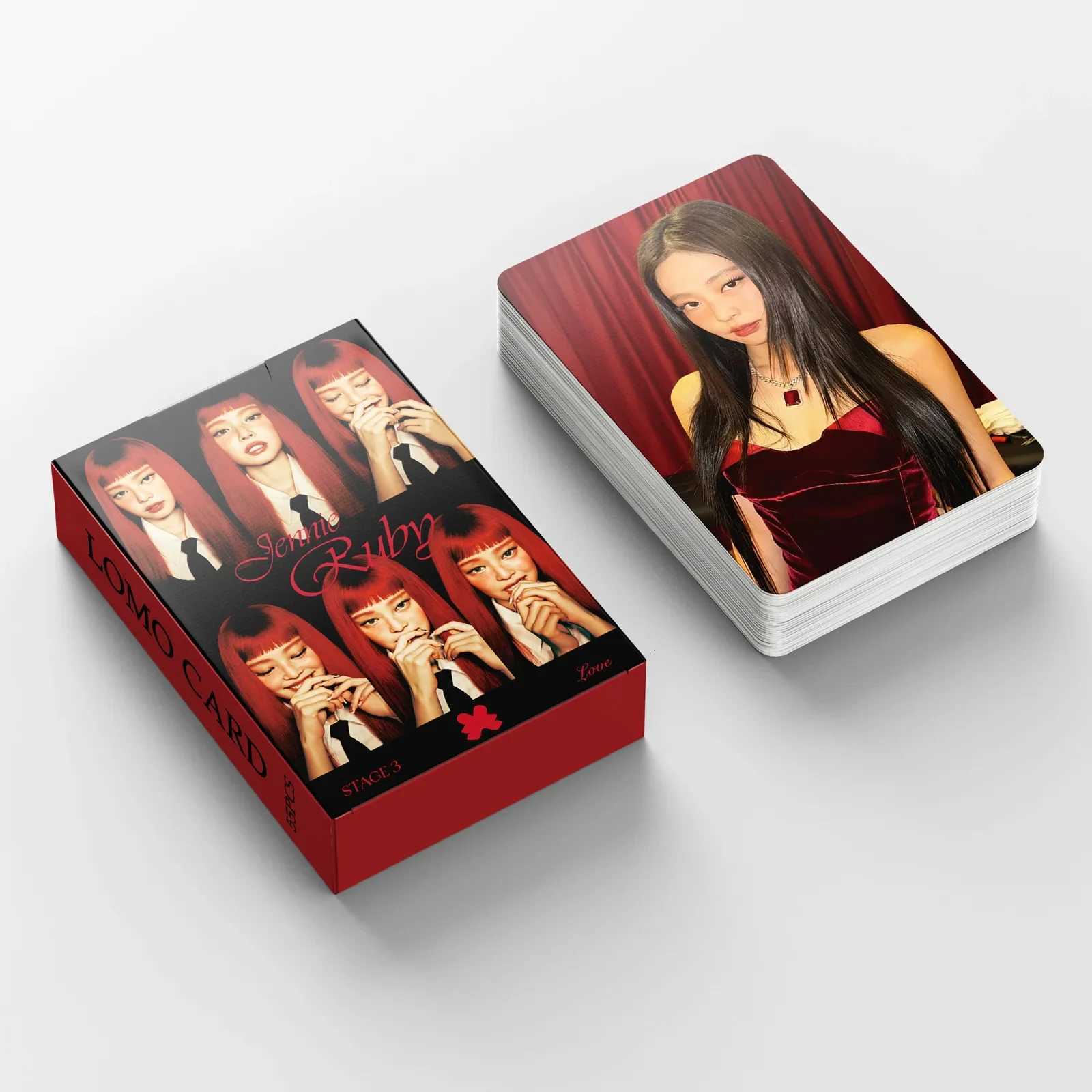 55Pcs/Box Kpop RUBY LIKE JENNIE SOLO Lomo Card New Album HD Photo Print Pictures Photocard For Fans Collection Postcards Gifts Z250729