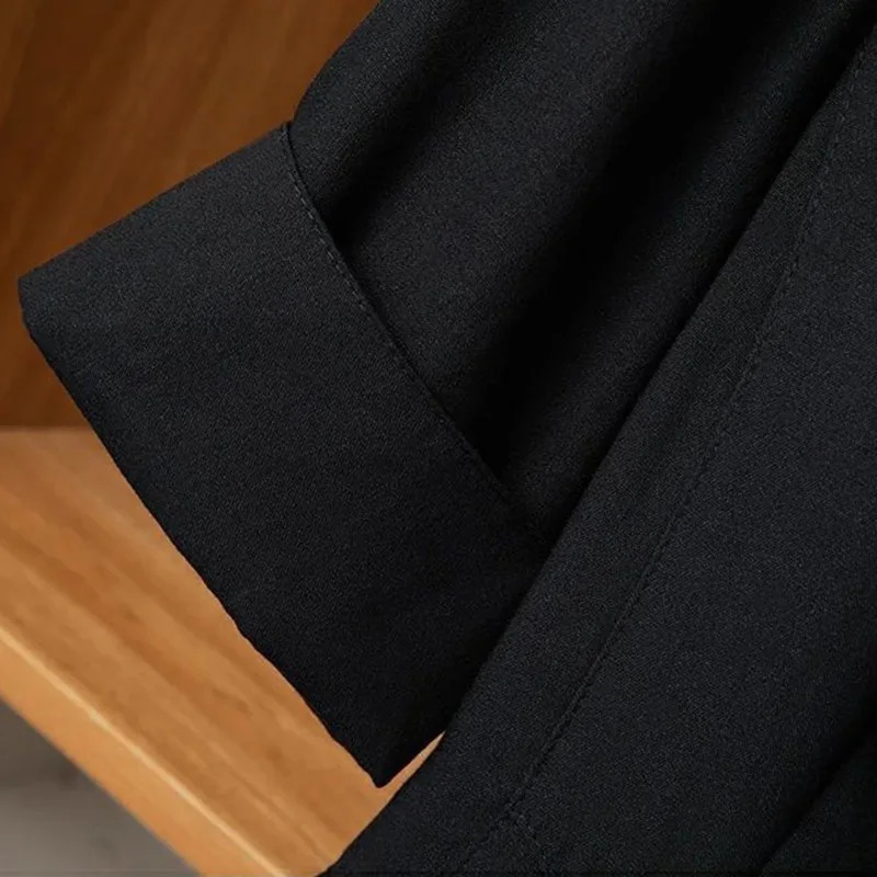 Korean Fashion Slim Jackets Casual Womens Suit Blazer Elegant Turn Down Collar Single Button Short Sleeve Coat Summer 250729