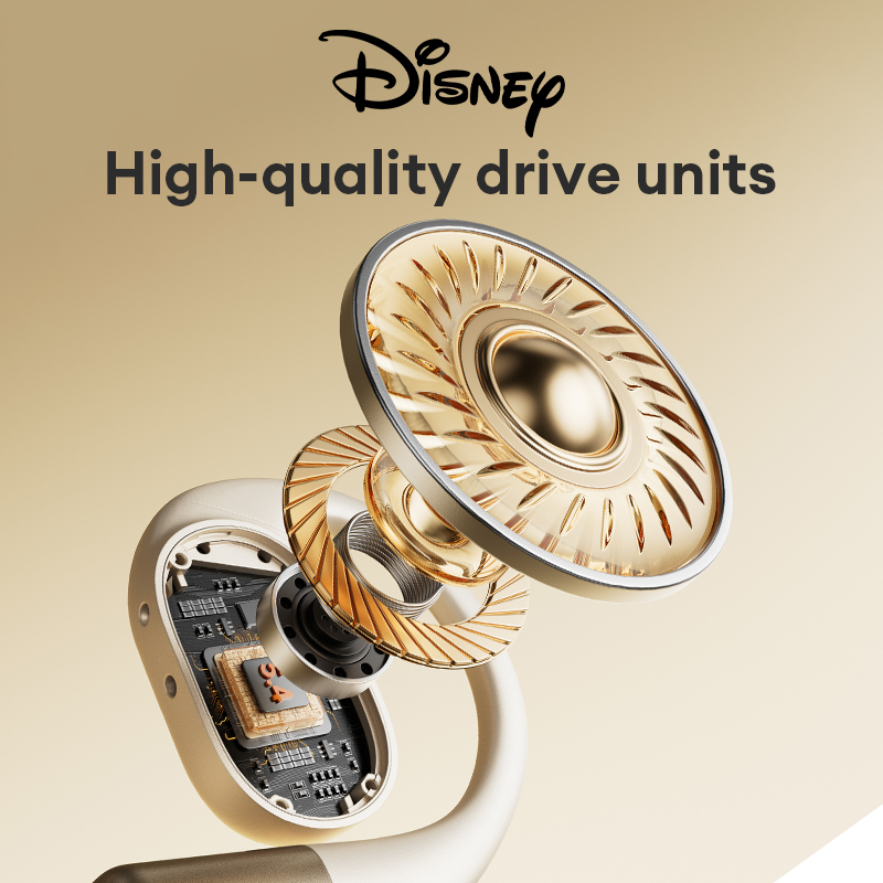 Disney C36 OWS Earhook Bluetooth Headphones High Fidelity Music Earphones Ergonomic Design Gaming Earbuds Winnie the Pooh & Mickey Mouse New