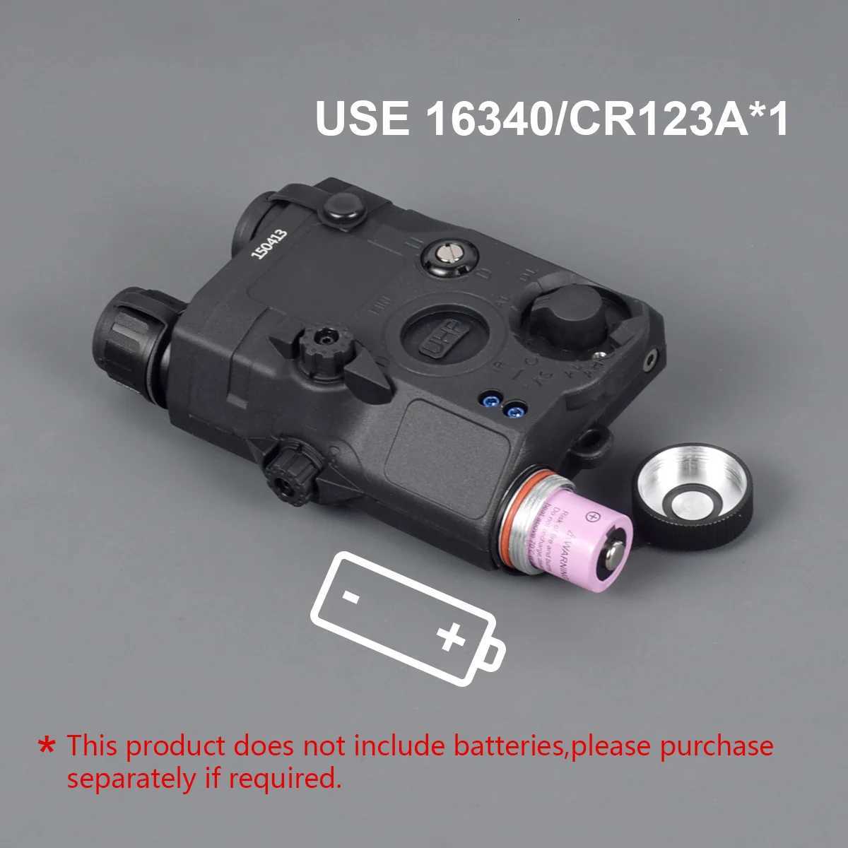 Tactical Airsoft UHP AN PEQ 15 PEQ-15 LA5C Red Dot Green Blue Laser Indicator IR Fill Light Hunting Scout AR15 20MM RailXJ250728