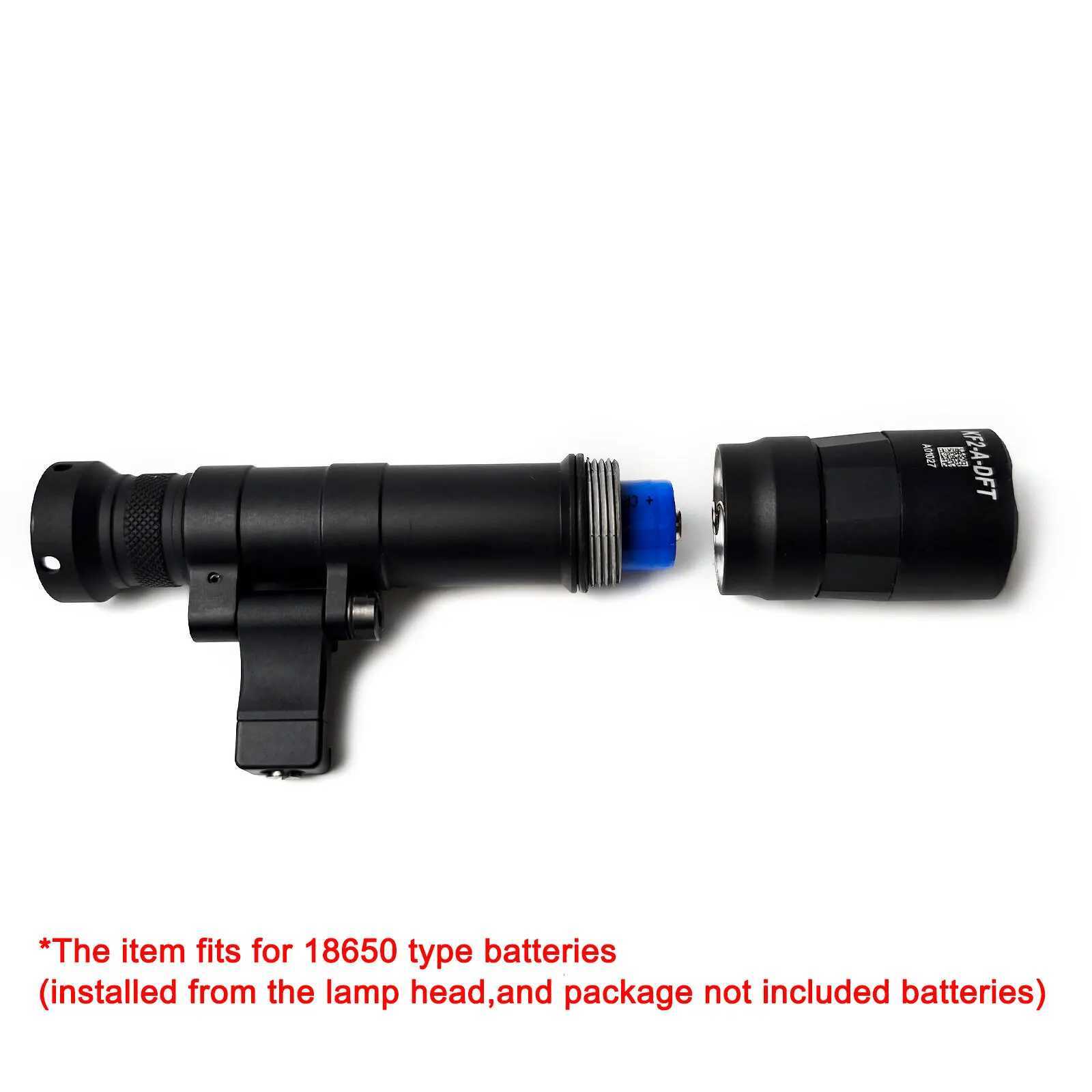 640DFT PRO Dual Fuel Tactical Gun LED Light Offset Side Mount Hunting Lighting Weapon Light XJ250728
