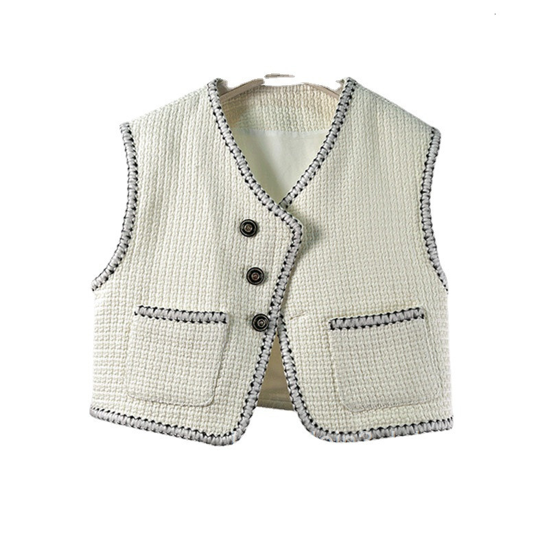 25 Summer New Fashionable Elegant Chic Small Fragrance Vest Jacket for Women French Tweed