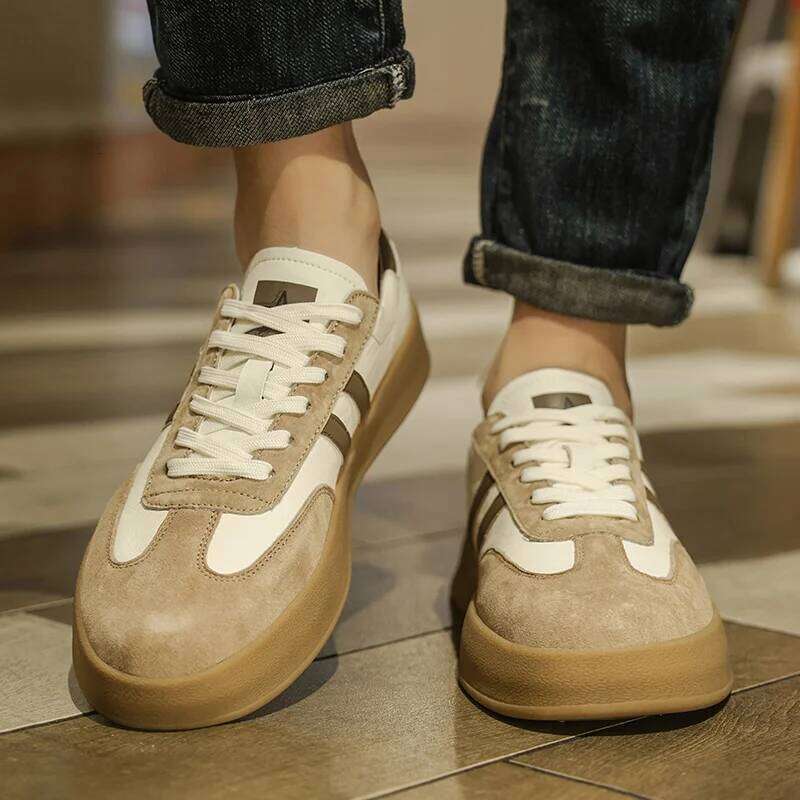 2025 Summer Lightweight High-Quality New Ultra-Fine Fiber Rubber Sole Casual Sneakers for Men39-44 Breathable Comfortable