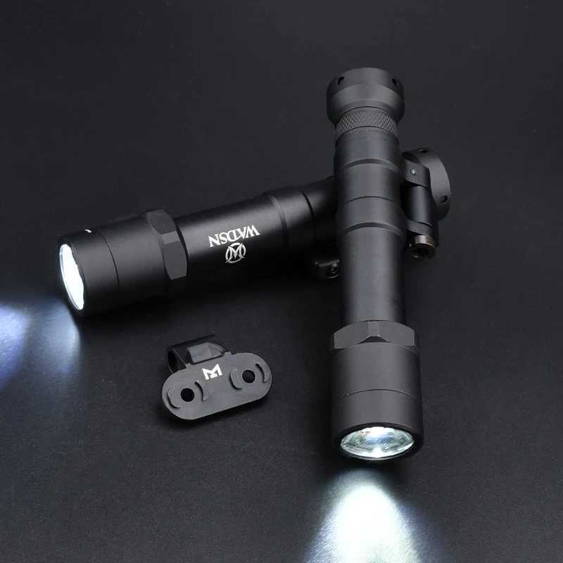 Vadsn Tactical M640 M640B Scout Light Airsoft M640b Flashlight Base Metal Outdoor Hunting Spotlight Fit M-lok Keymod 20mm Rail R250728