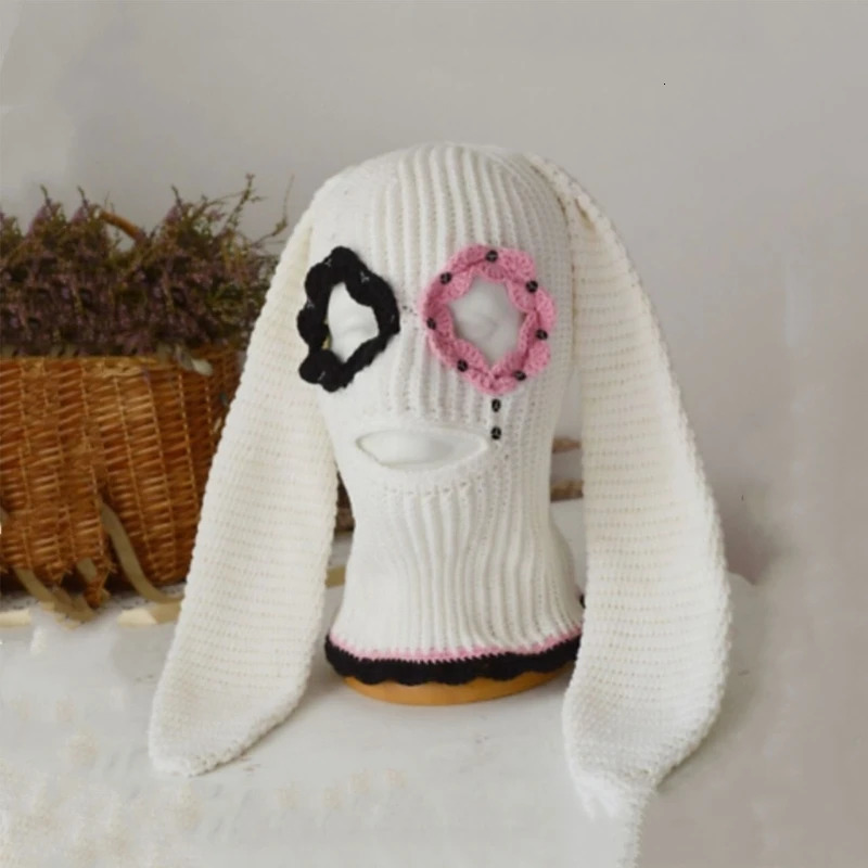 Halloween Balaclavas Long Bunny Ear Hat Funny Balaclavas Hat Rabbit Ears Balaclavas Long Ear Bunny Balaclava 250724