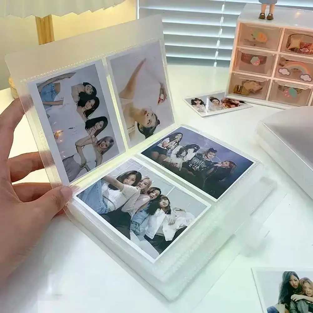 1Pcs New Creative Collect Book Photo Album PVC 80/160 Slots Picture Card Holder Transparent 3/4/5/6/7 Inch PhotoCard Holder Z250729