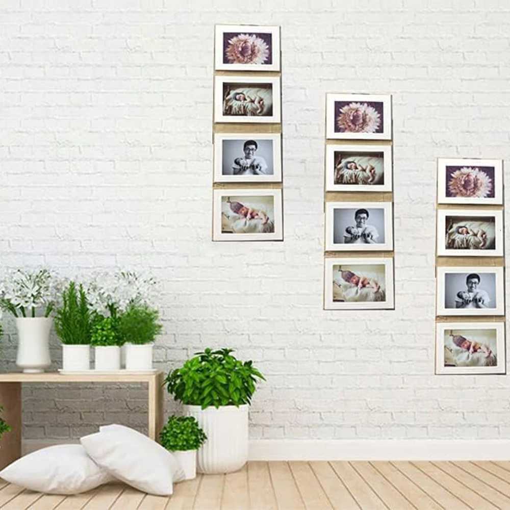 Retro Spiral Photo Album 4-Page Pasted Personalized Family Album Mini Baby Photo Album Linen Cover Wedding Family Z250729