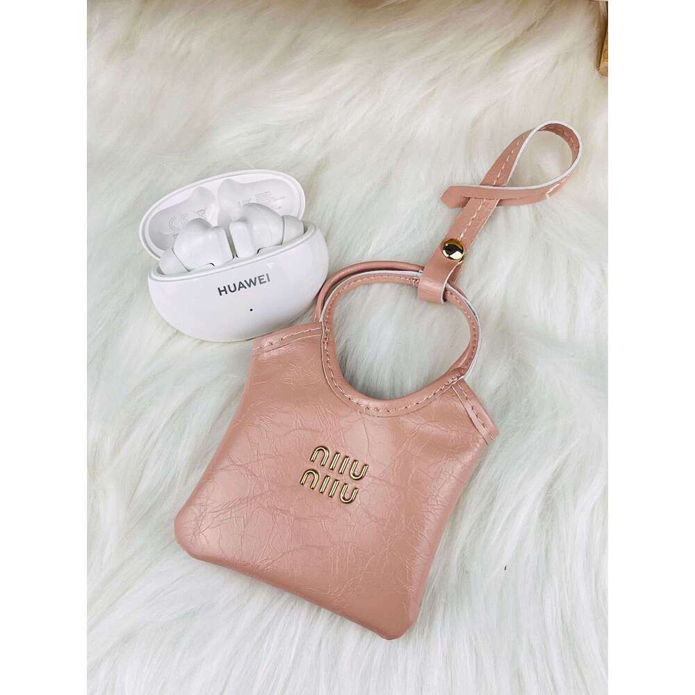 Creative Niche Hanging Decoration Mini Bucket Bag Pendant Stone Pattern Miu Classic Japanese Korean Style