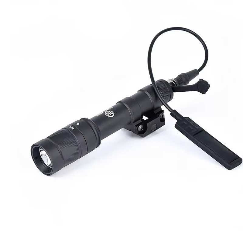 Tactical Powerful M600W M600 Flashlight Airsoft Scout Rifle Gun Hunting LED Strobe Airsoft Light Fits 20mm Picatinny RailXJ250728