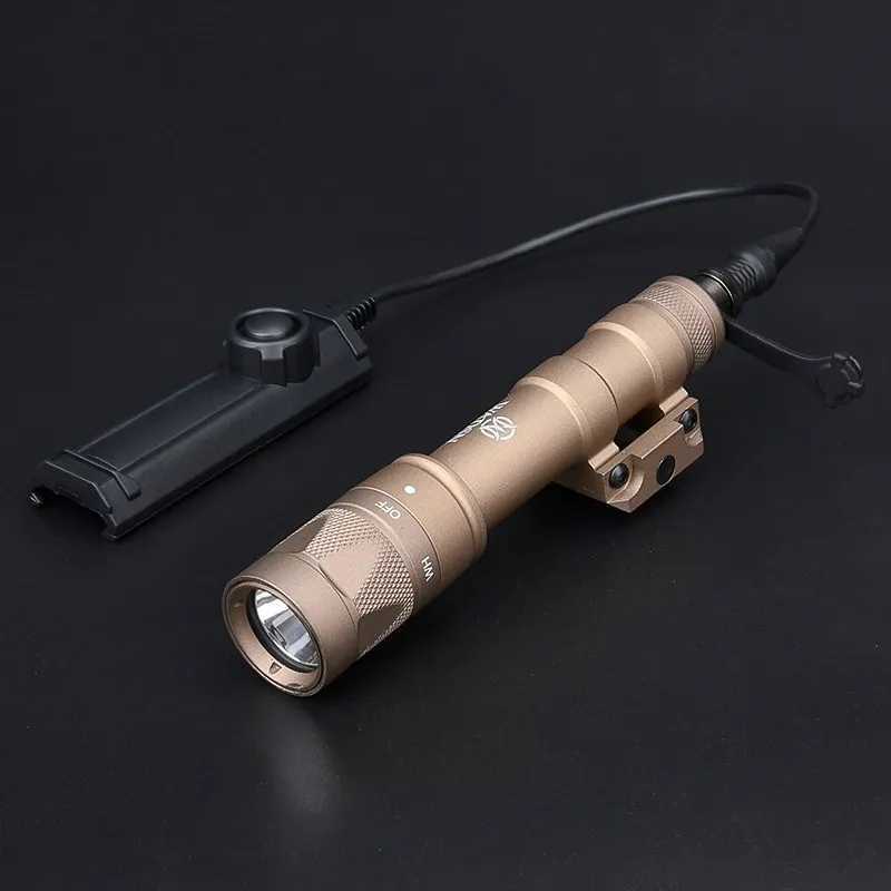 Vadsn M600W M600 Tactical Powerful Flashlight Airsoft Scout Rifle Gun Weapon Hunting Led Strobe Light Fit 20mm Picatinny Rail XJ250728