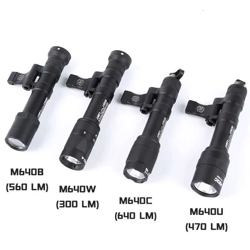 WADSN M640 M640C Tactical Flashlight AR15 Rifle Weapon Airsoft Light Strobe Mlok Keymod Pictinny 20mm Rail Hunting Lamp XJ250728