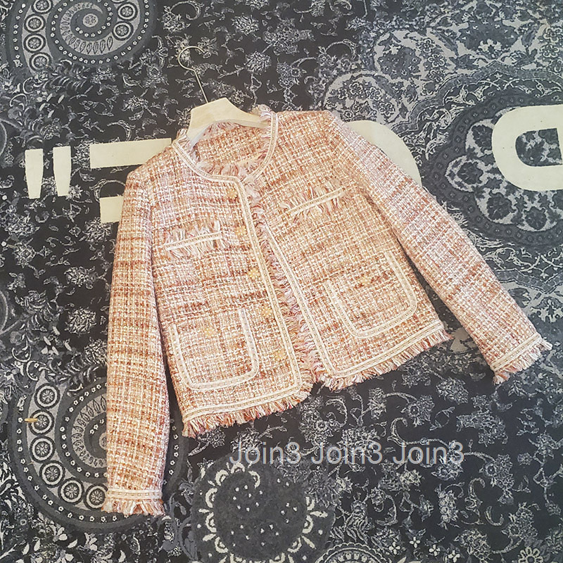 Elegant Coat for Petite Women Autumn Winter New Korean Chic Tassel Office Date