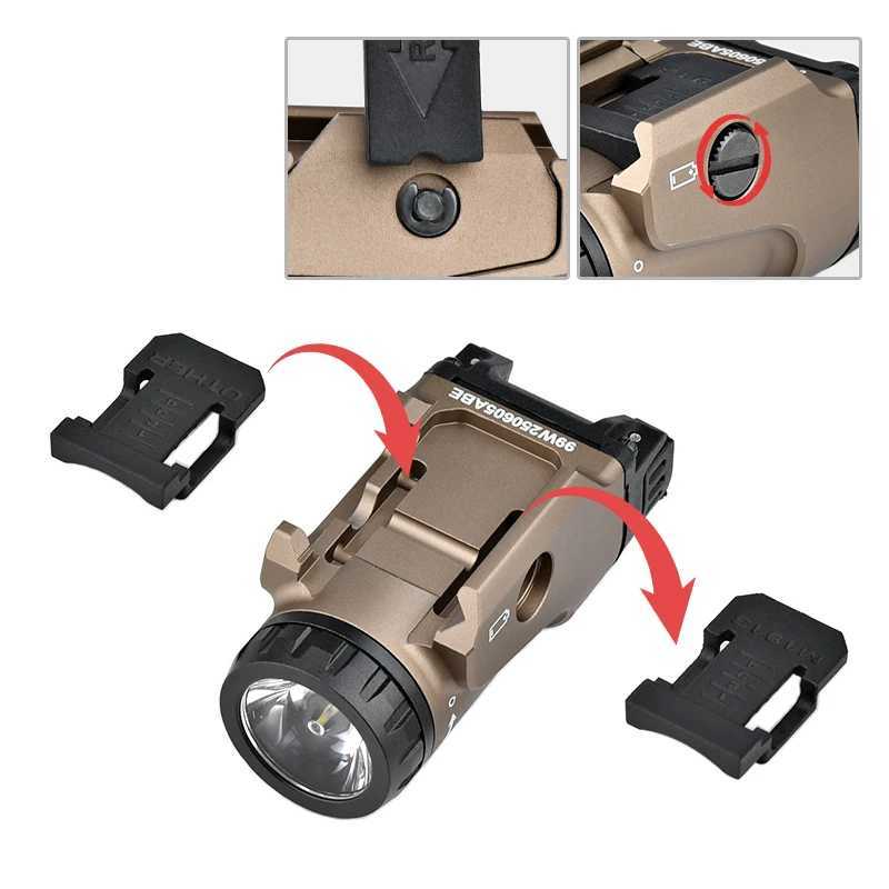 Vadsn SG Pistol Flashlight Tactical Metal Mini Strobe Light For M1913 And Other 20mm Rail System Airsoft Hunting Gear LED Lamp XJ250728