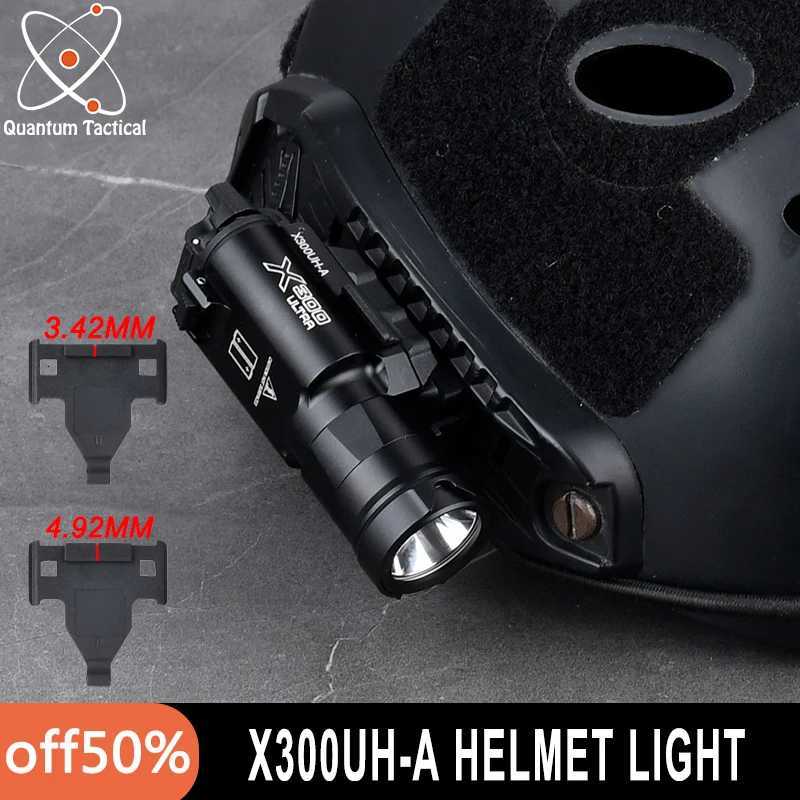 300UH-A Hanging Flashlight Metal 300uh-a Pisto Scout Lamp LED White Spotlight 300 Hunting Helmet Light Fit 20MM Rail R250728