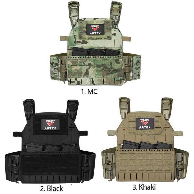 Artex 1000D Waterproof Tactical Vest Quick ReleasePlate Carrier Chaleco Tactico Airsoft Vest Airsoft Equipments Z250728