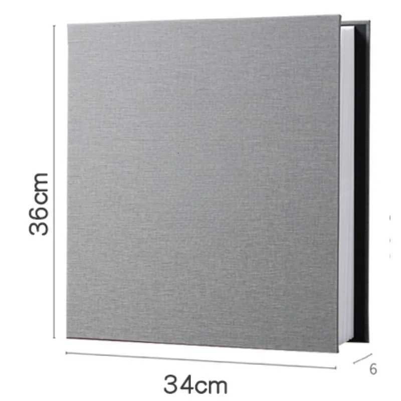 Large-Capaci Leather Insert Sle Photo Album with Molded 6-Inch Pages Perfect for Family and Baby Growth Memories 800 Pockets Z250729