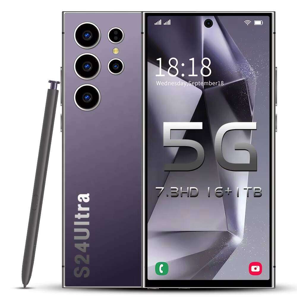 S24 Ultra 7.3-inch 5G Smartphone 16GB + 1TB HD Screen Face Unlock Android 14 Second-hand Phone