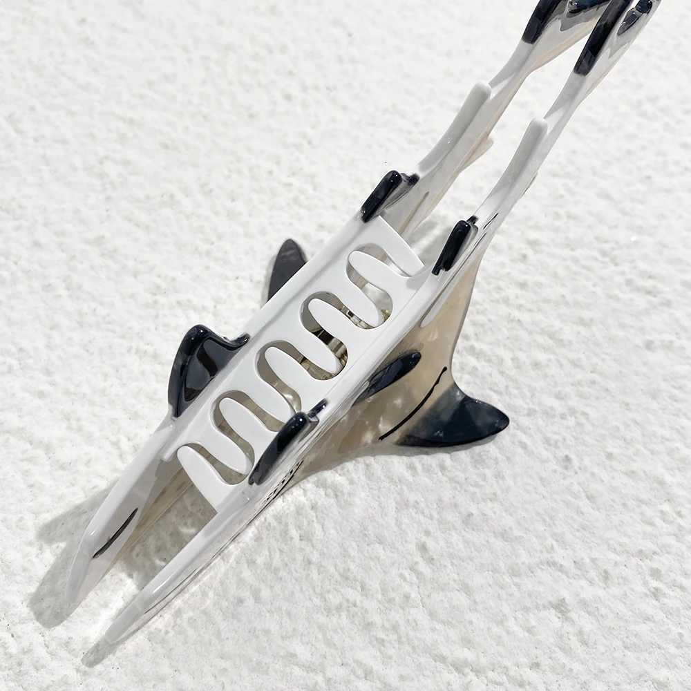 Creative Shark Shape Crab Acetate Hair Clip Claw For Women New Summer Marine Animal Beach Barrettes Hair Accessories Headwear Z250729