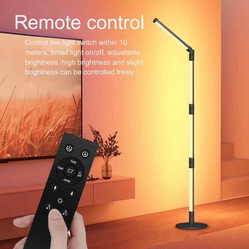 Adjustable Angle 4-Segmented Ceiling Pendant with RGB LEDs & Full Rotation----HCP205