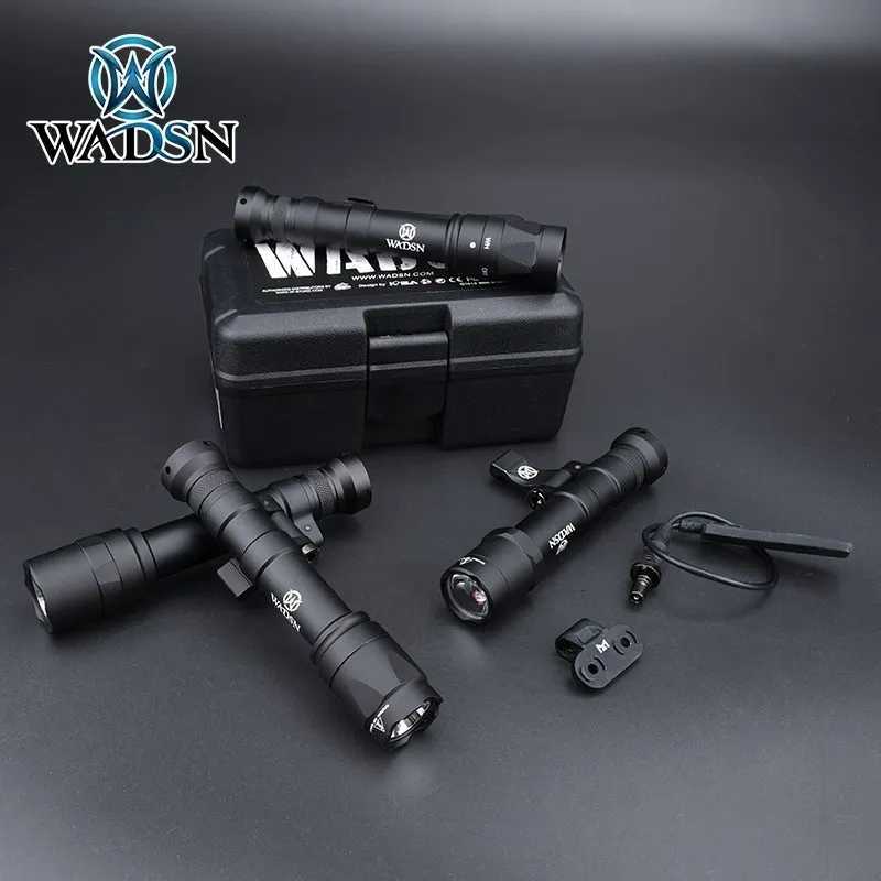 Vadsn Metal M640 Tactical Flashlight CNC M640B M640C M640U M640W Outdoor Airsoft Hunting Scout Light M640W Strobe Spotlight XJ250728