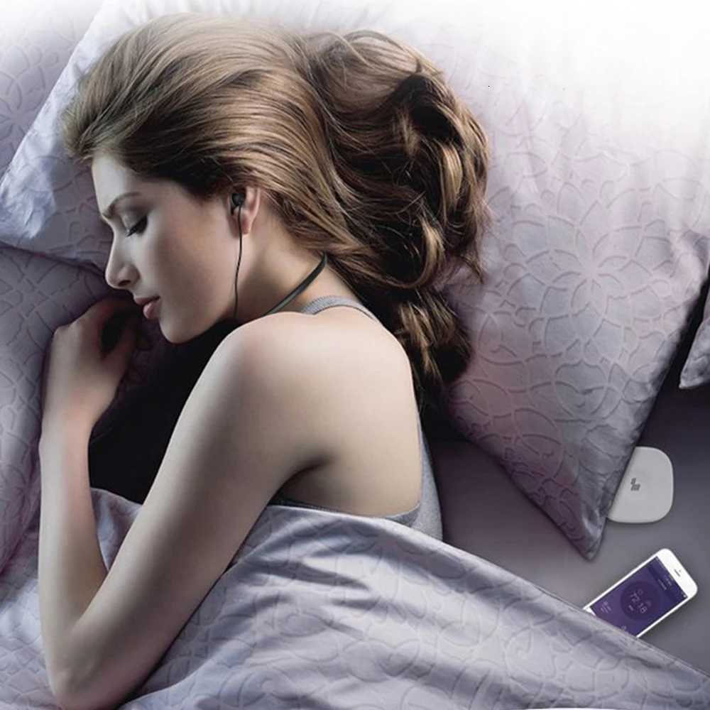 Wireless V5.0 Sleeping Earphone Soft Silicone Stereo Sports Earbuds Hanging Neck Headset Noise Cancelling Halter Movement R250728