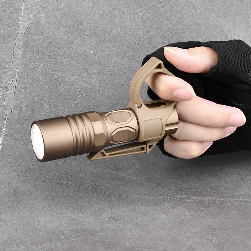 2 Pistol Handheld Flashlight Modlit Mark Tactical Switch Back Ring Metal LED Scout Light Airsoft Hunting Weapon Accessories XJ250728