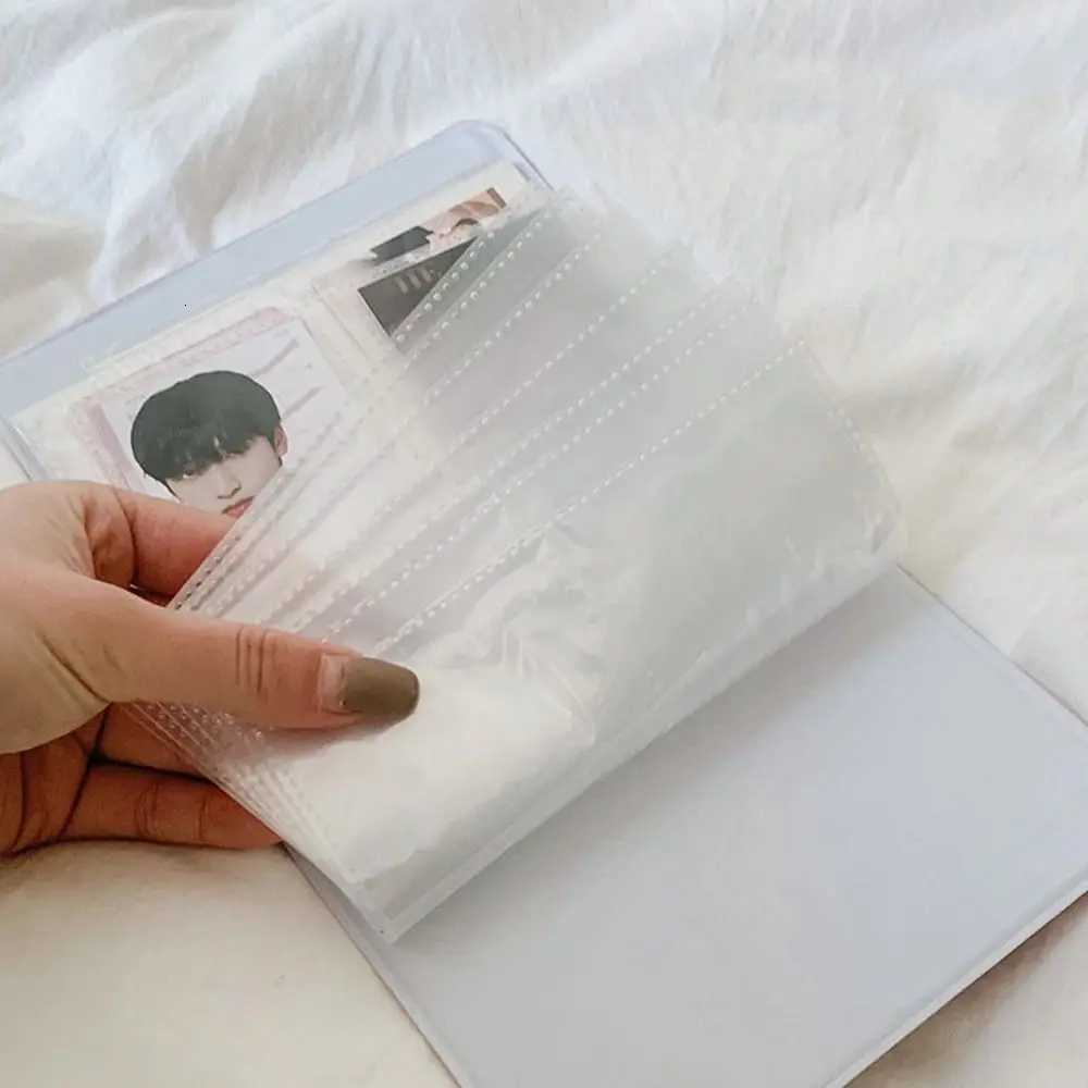 64 Pockets Mini Photo Album Heart Transparent Photocard Holder Mini Photo Album Storage Collect Book Name Card Album From Photo Z250729