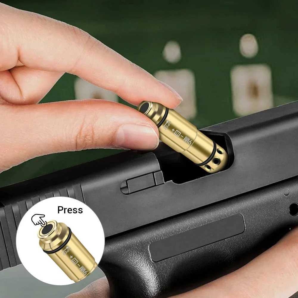 919mm Laser Training Bullet Bore Sight 2 in 1 Dual Purpose Pointer for Dry Fire Snap Caps for 918mm .223 223rem CaliberXJ250728